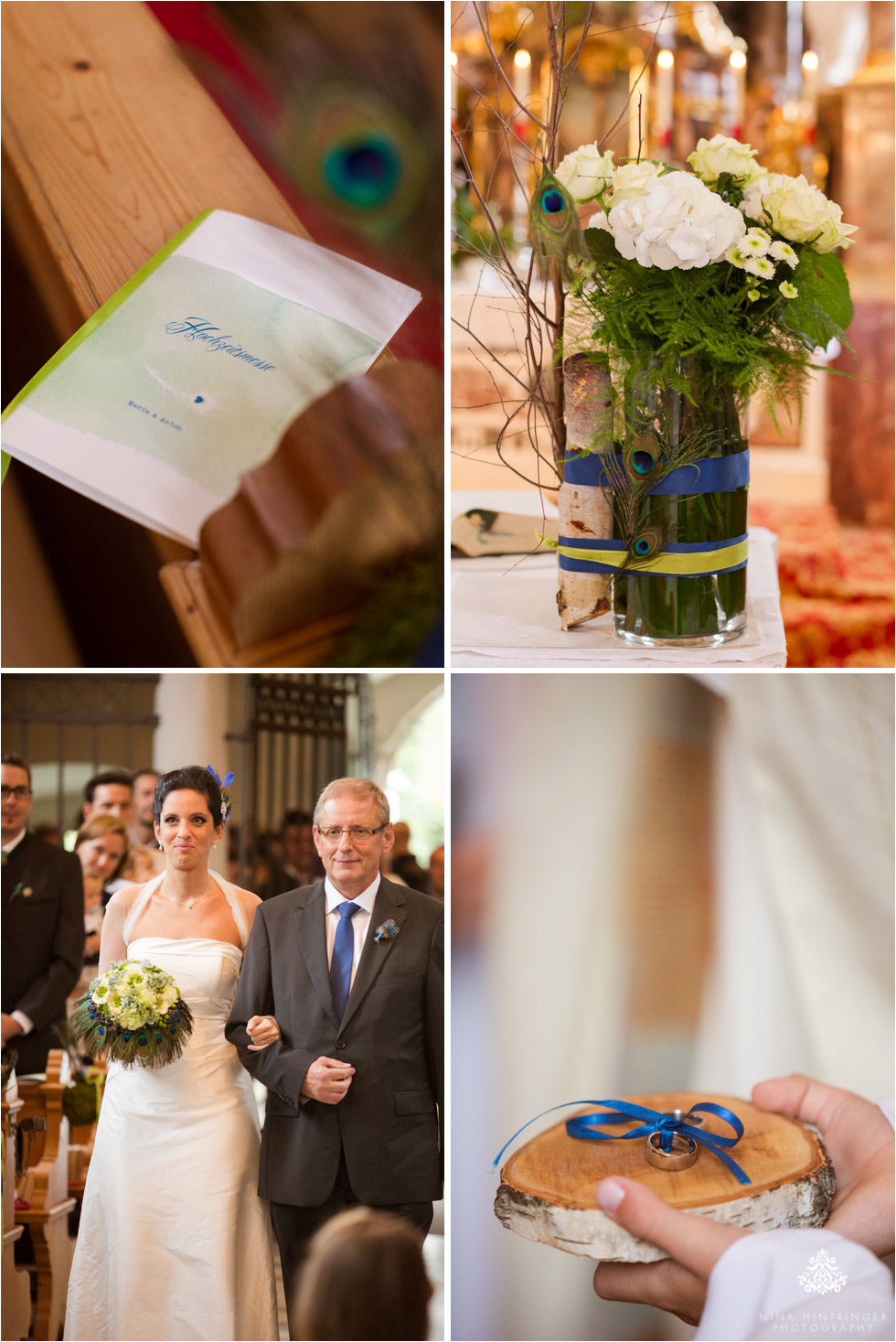 Peacock themed wedding | Maria & Toni | Congresspark Igls, Tyrol - Blog of Nina Hintringer Photography - Wedding Photography, Wedding Reportage and Destination Weddings