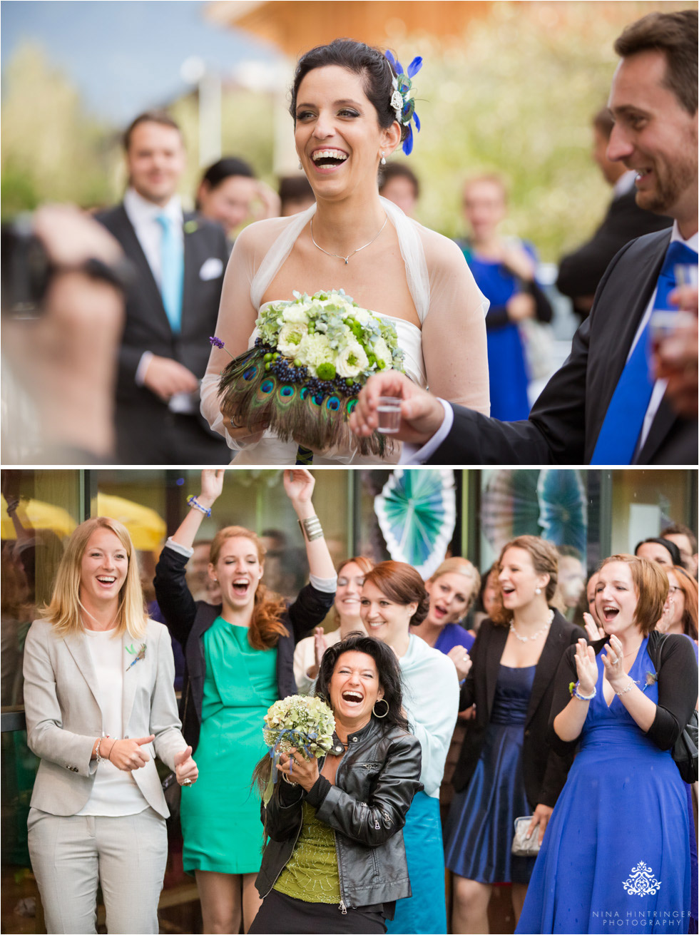 Peacock themed wedding | Maria & Toni | Congresspark Igls, Tyrol - Blog of Nina Hintringer Photography - Wedding Photography, Wedding Reportage and Destination Weddings