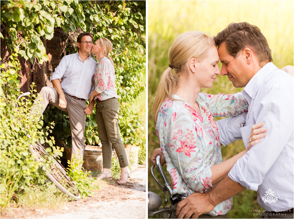 Engagement shoot with a vintage bike at sunset | Saskia & Christian - Blog of Nina Hintringer Photography - Wedding Photography, Wedding Reportage and Destination Weddings