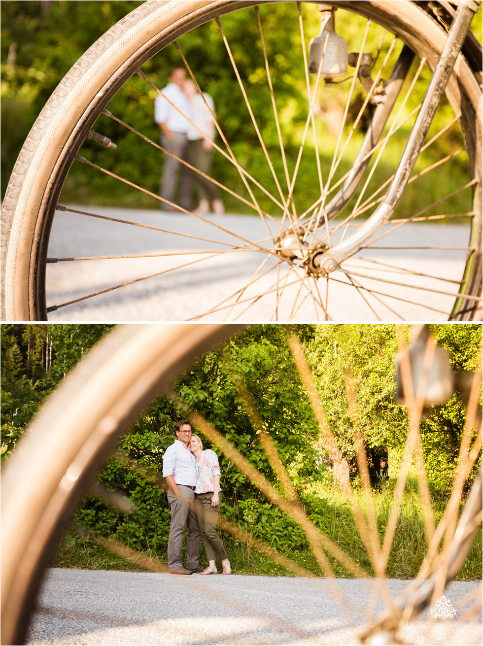 Engagement shoot with a vintage bike at sunset | Saskia & Christian - Blog of Nina Hintringer Photography - Wedding Photography, Wedding Reportage and Destination Weddings