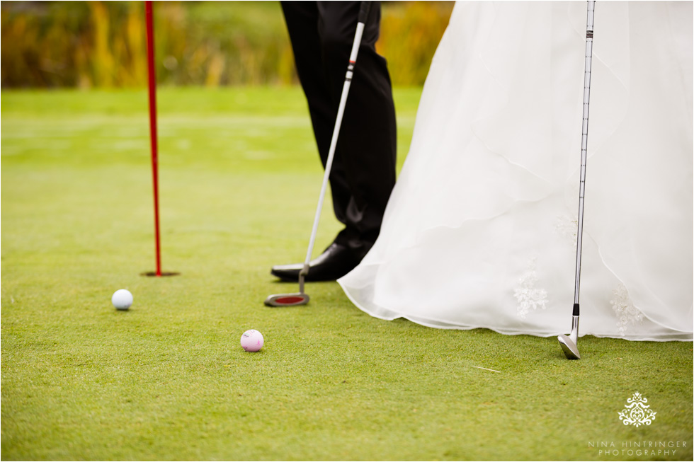 Corinna & Rene are hitched | Golf course wedding shoot - Blog of Nina Hintringer Photography - Wedding Photography, Wedding Reportage and Destination Weddings