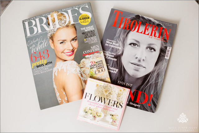 Publications: BRIDES Magazine UK & TIROLERIN - Blog of Nina Hintringer Photography - Wedding Photography, Wedding Reportage and Destination Weddings