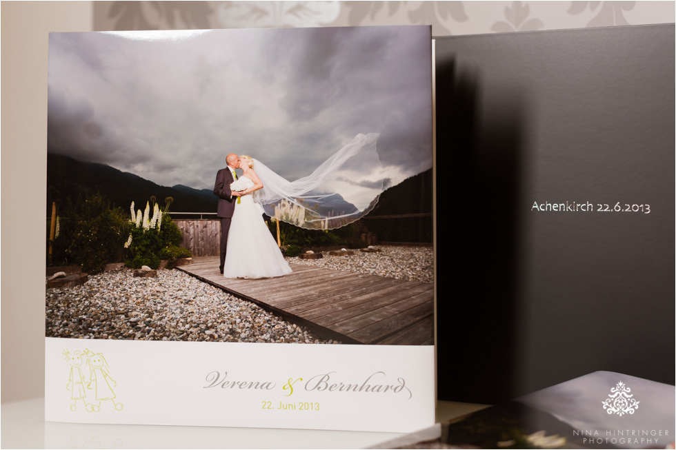 Premium book edition with black slide-in case and matte finish, silver hot stamping text - Blog of Nina Hintringer Photography - Wedding Photography, Wedding Reportage and Destination Weddings