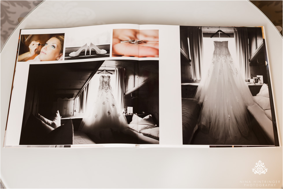 The lay-flat binding displays your images with no gutter loss, the pages lay completely flat. - Blog of Nina Hintringer Photography - Wedding Photography, Wedding Reportage and Destination Weddings