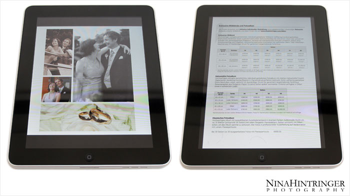 iPad for professional use? - Blog of Nina Hintringer Photography - Wedding Photography, Wedding Reportage and Destination Weddings