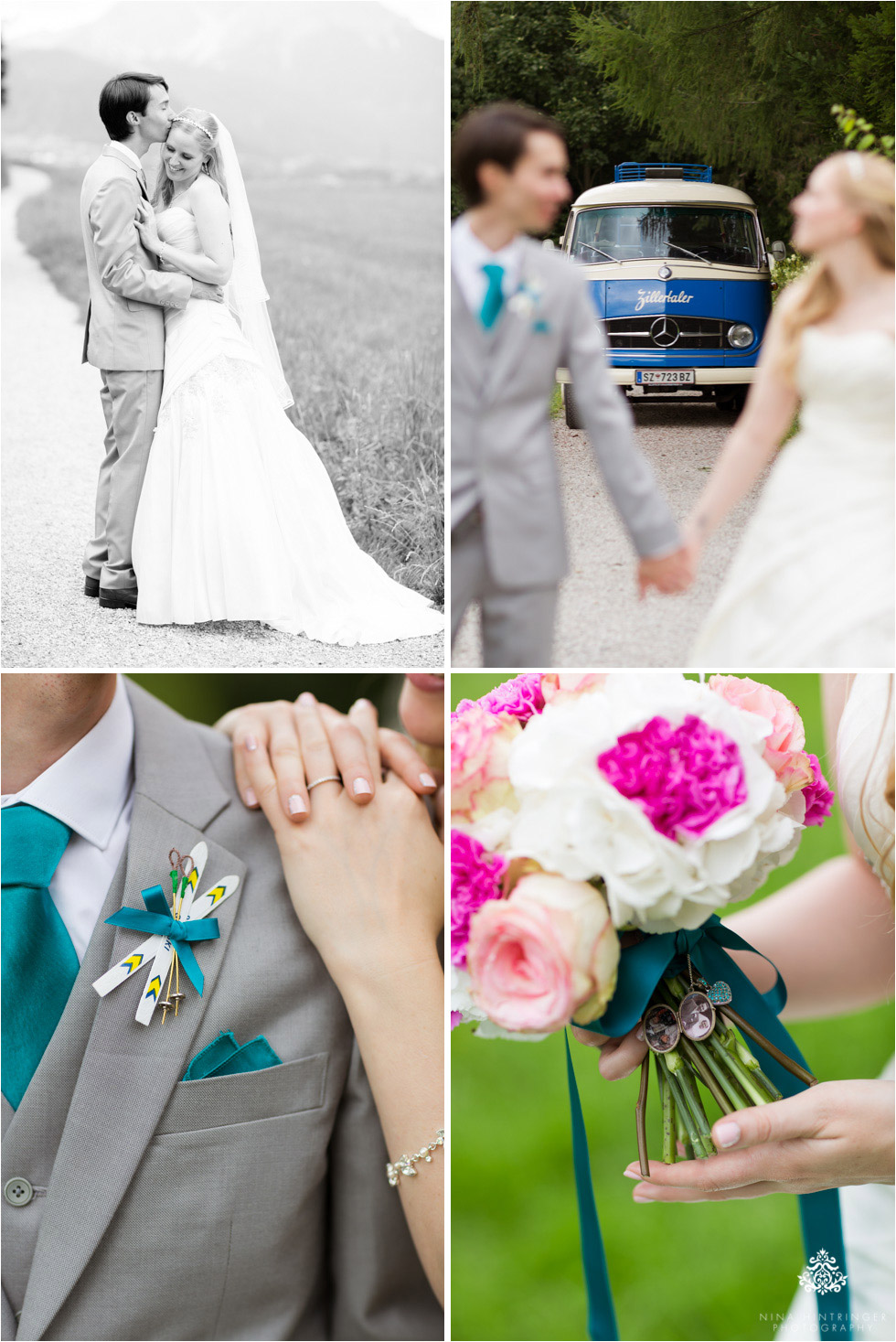 Ski-Inspired Summer Wedding | Cat & Menno and their Tiffany Blue Color Theme - Blog of Nina Hintringer Photography - Wedding Photography, Wedding Reportage and Destination Weddings