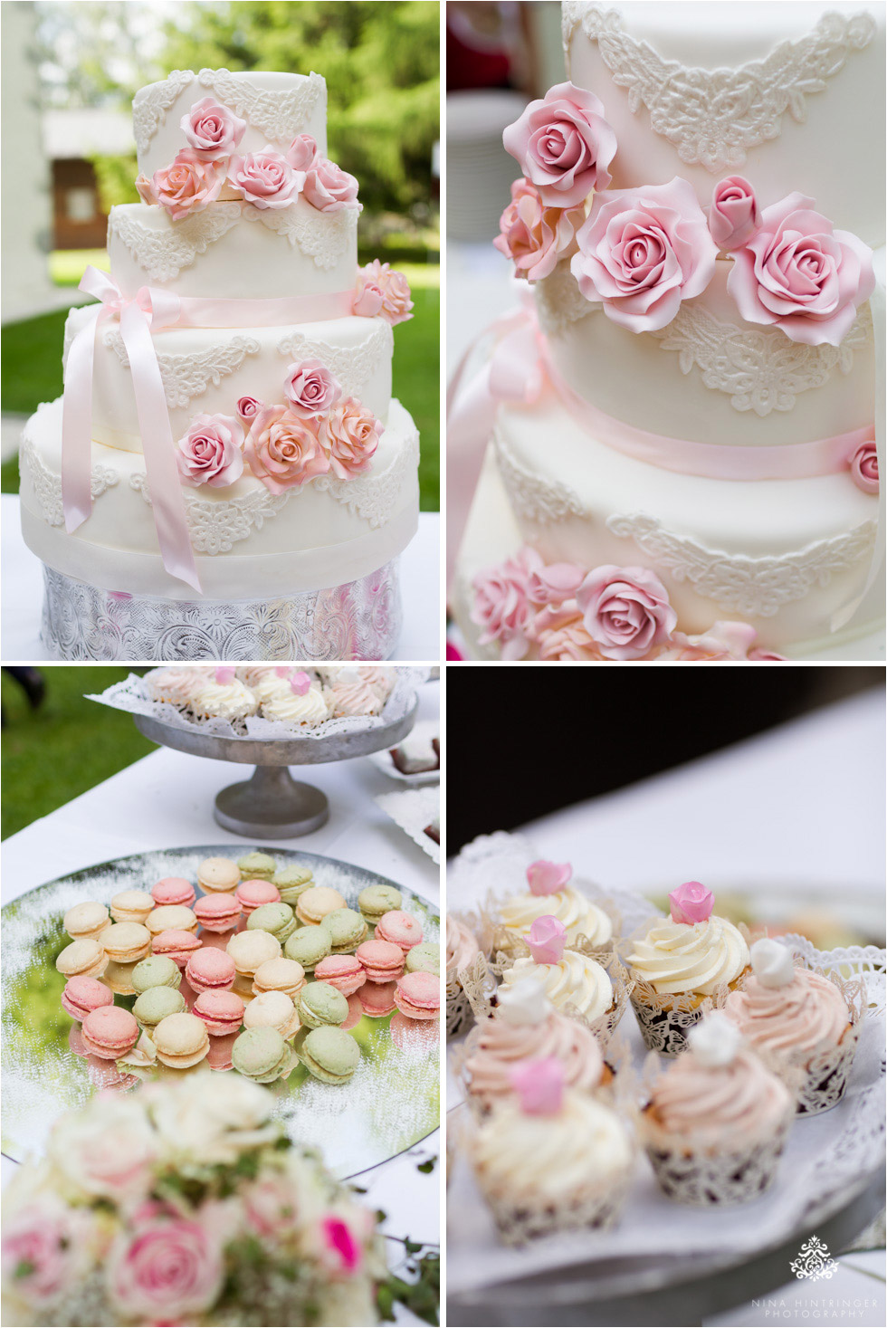 Wedding cake and candy bar at Schloss Prielau, Zell am See, Salzburg, Austria - Blog of Nina Hintringer Photography - Wedding Photography, Wedding Reportage and Destination Weddings