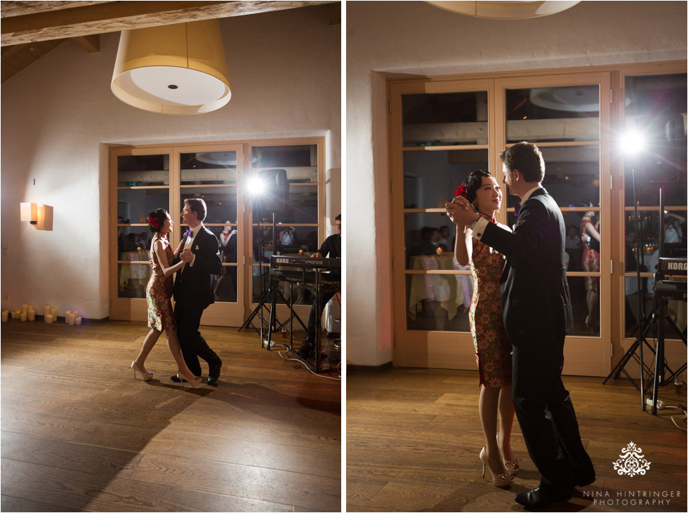 First dance of bride and groom at Schloss Prielau, Zell am See, Salzburg, Austria - Blog of Nina Hintringer Photography - Wedding Photography, Wedding Reportage and Destination Weddings