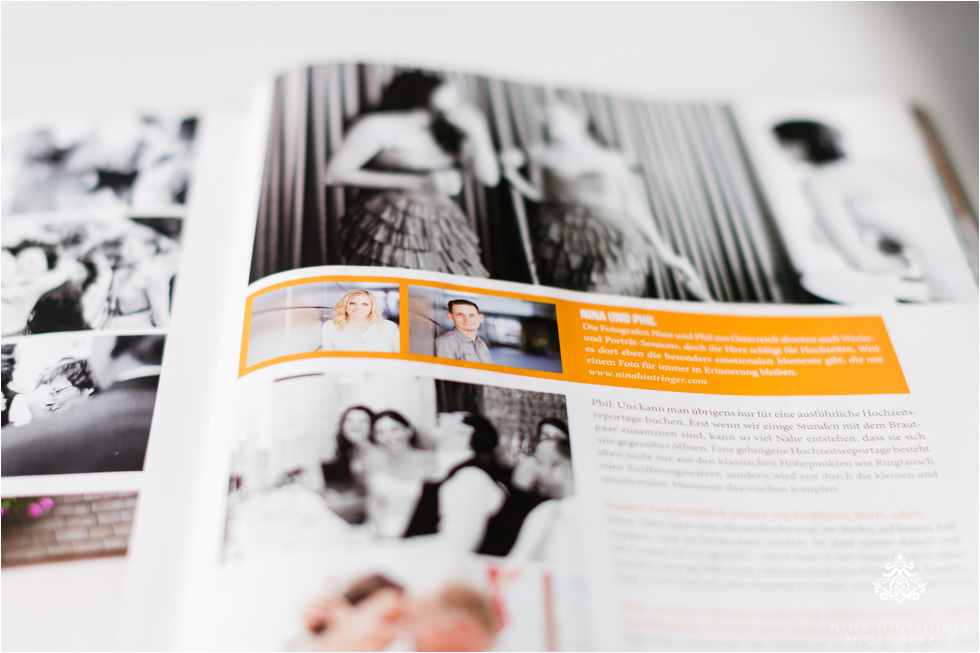 Publication: marryMAG Interview about our work as Wedding Photographers - Blog of Nina Hintringer Photography - Wedding Photography, Wedding Reportage and Destination Weddings