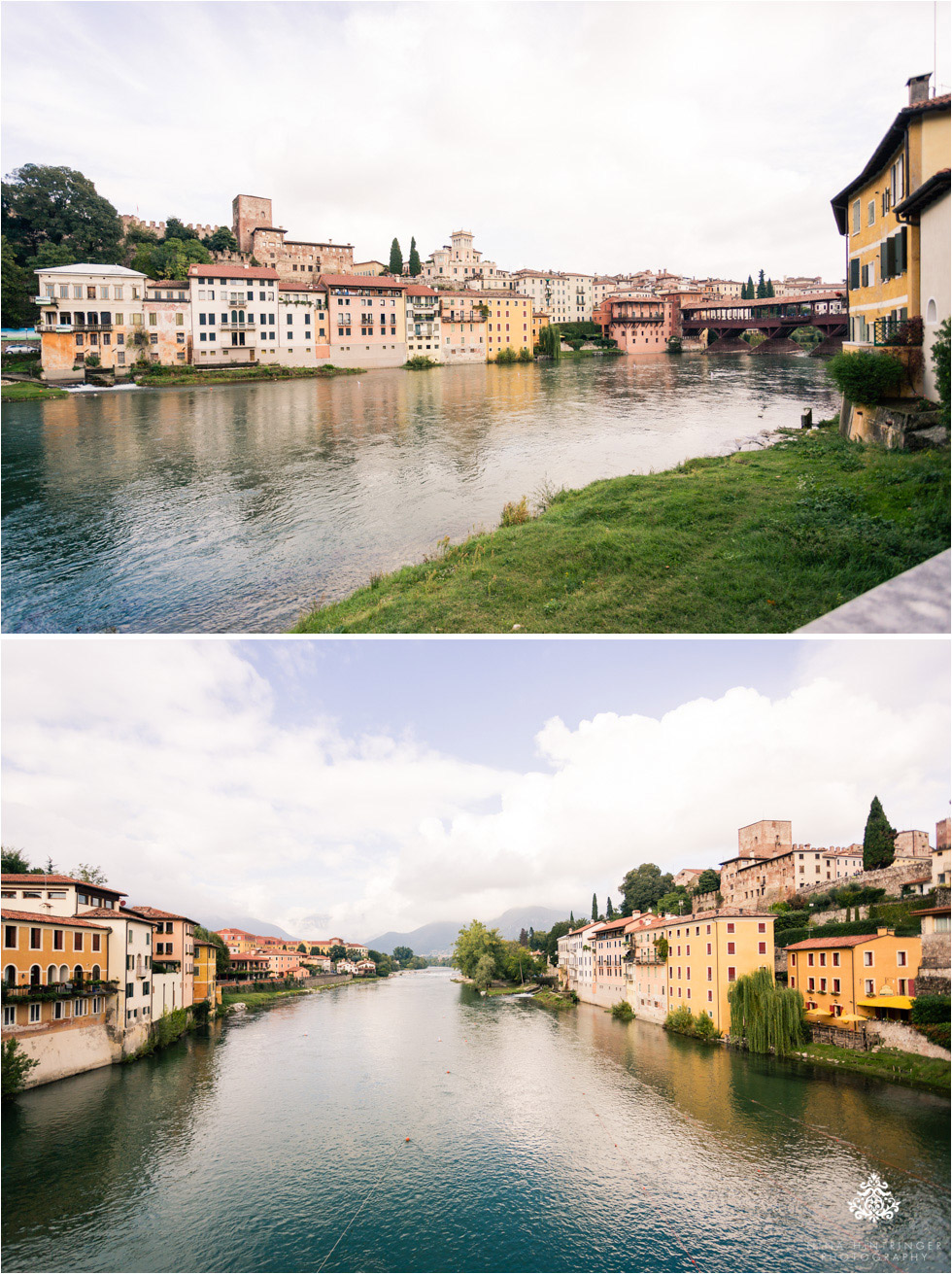 View of Ponte Vecchio in Bassano del Grappa in Italy - Blog of Nina Hintringer Photography - Wedding Photography, Wedding Reportage and Destination Weddings