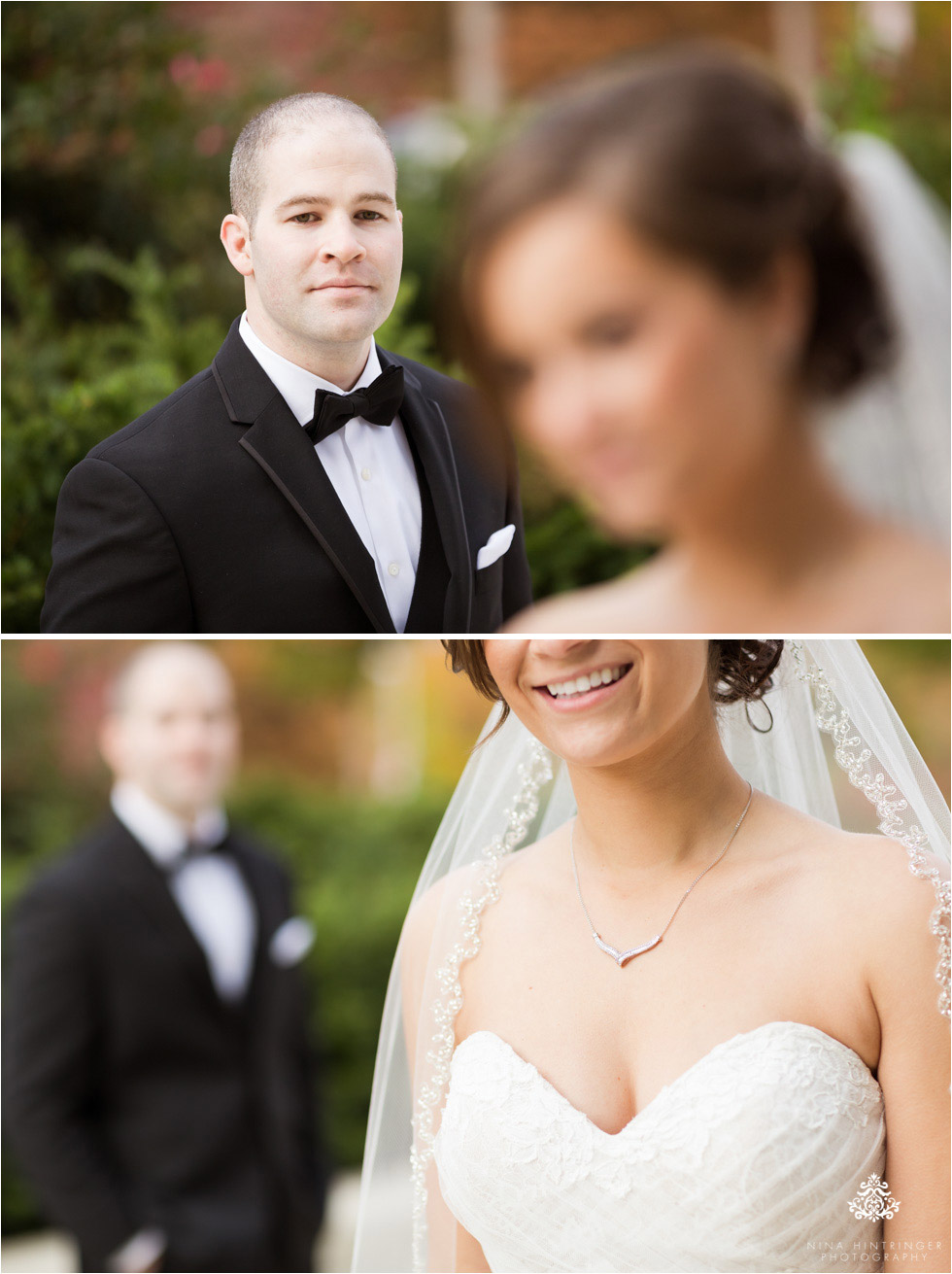 Bridal and groom at Saint Josephs University campus in Philadelphia, Pennsylvania - Blog of Nina Hintringer Photography - Wedding Photography, Wedding Reportage and Destination Weddings