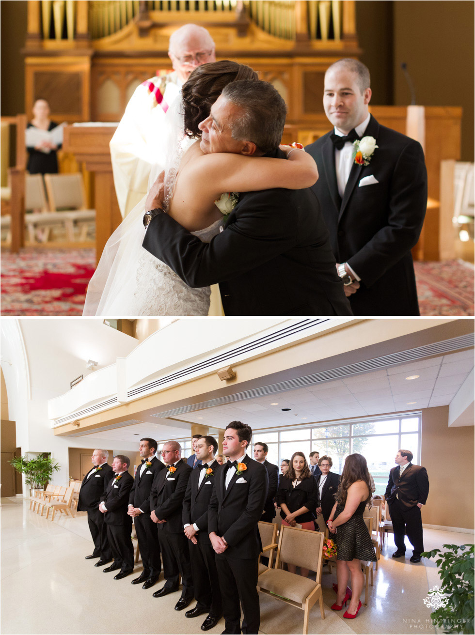 Wedding ceremony at Saint Josephs University campus in Philadelphia, Pennsylvania - Blog of Nina Hintringer Photography - Wedding Photography, Wedding Reportage and Destination Weddings