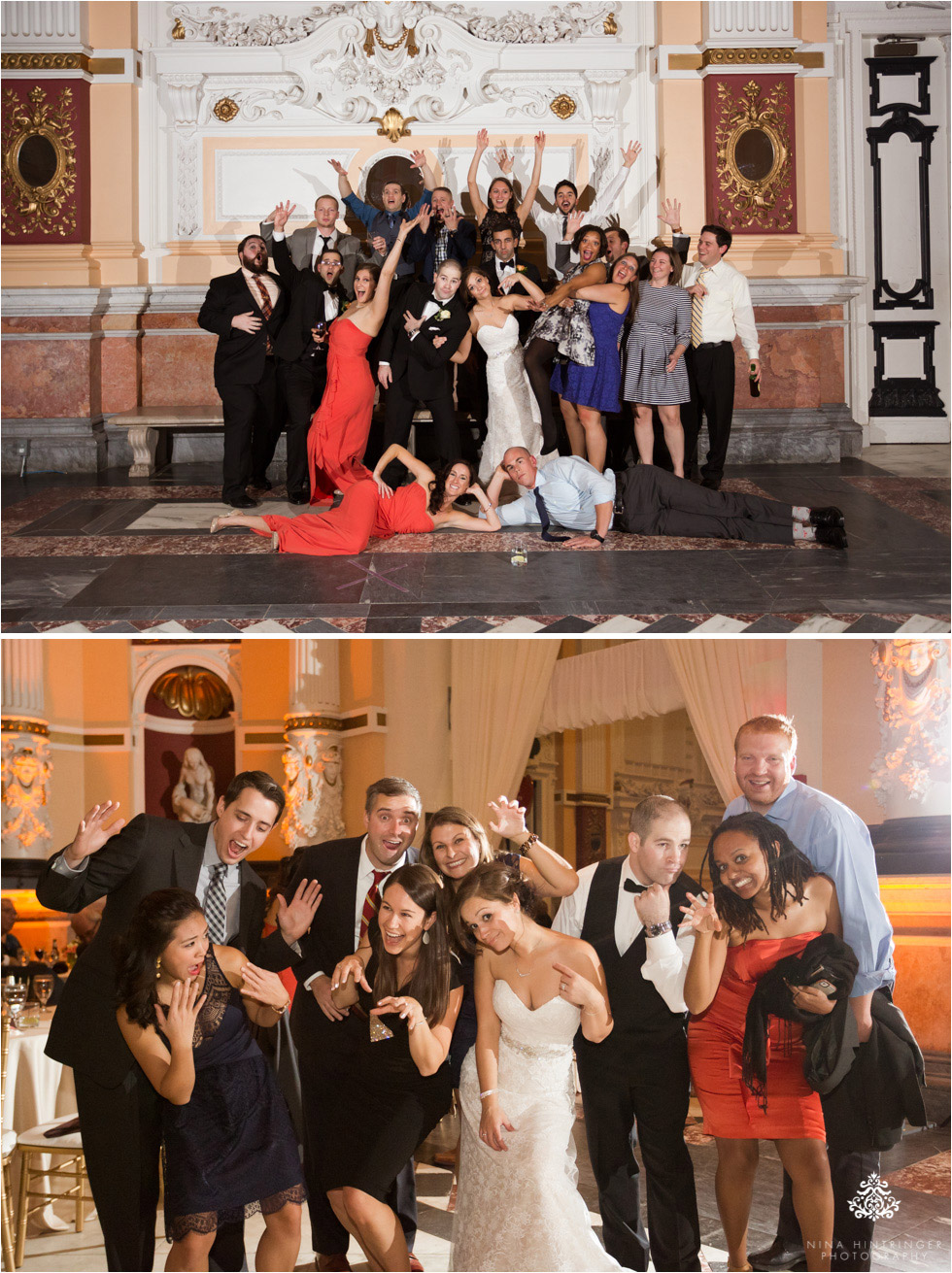 Fun group shots at Please Touch Museum in Hamilton hall in Philadelphia, Pennsylvania - Blog of Nina Hintringer Photography - Wedding Photography, Wedding Reportage and Destination Weddings