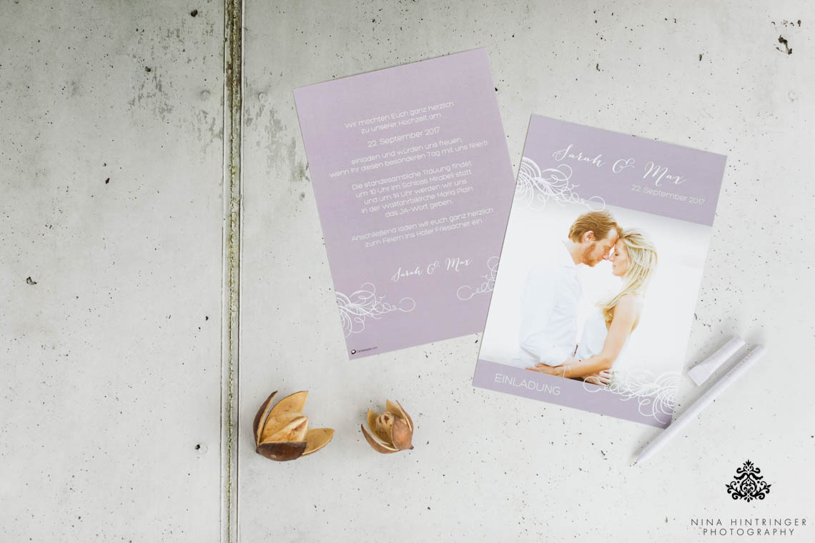 Wedding Invitations | As individual as each Wedding - Blog of Nina Hintringer Photography - Wedding Photography, Wedding Reportage and Destination Weddings
