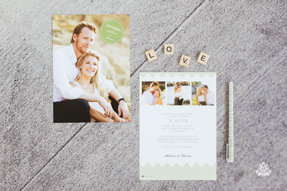 Wedding Invitations | As individual as each Wedding - Blog of Nina Hintringer Photography - Wedding Photography, Wedding Reportage and Destination Weddings