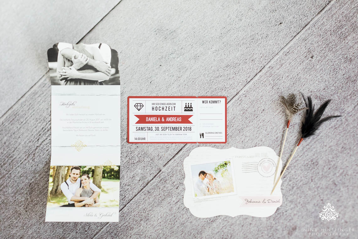 Wedding Invitations | As individual as each Wedding - Blog of Nina Hintringer Photography - Wedding Photography, Wedding Reportage and Destination Weddings