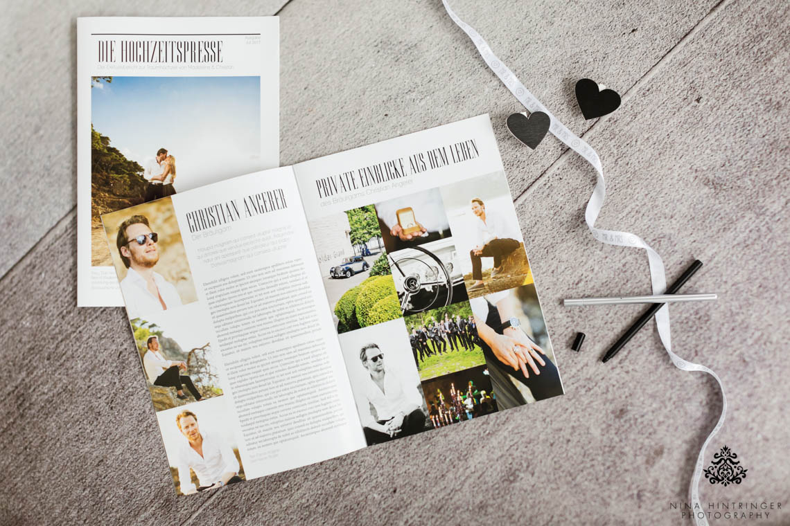 How to design the perfect Wedding Newspaper - Blog of Nina Hintringer Photography - Wedding Photography, Wedding Reportage and Destination Weddings